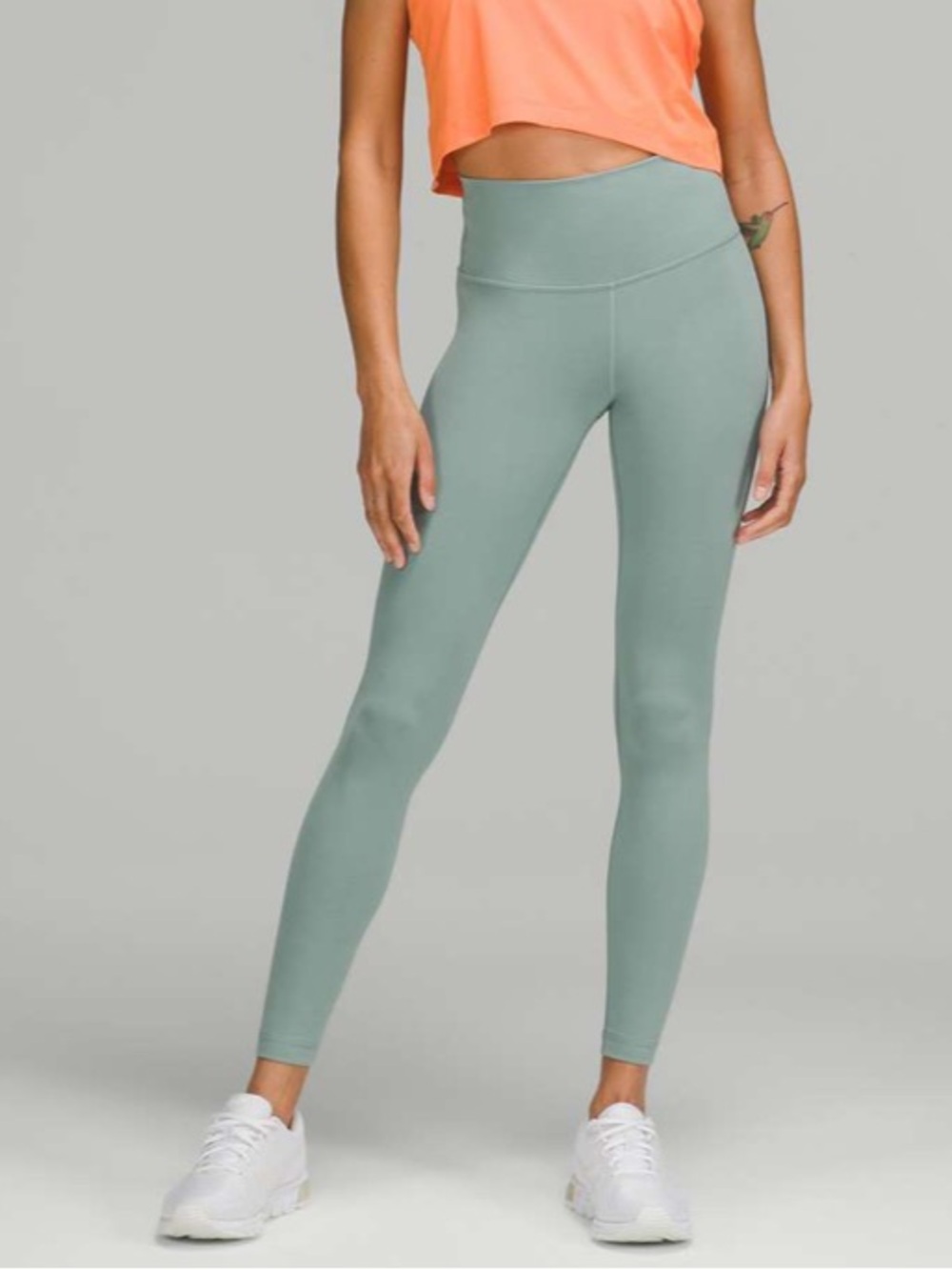 Lululemon Wunder Train High-Rise Tight 28" Misty Glade size 6